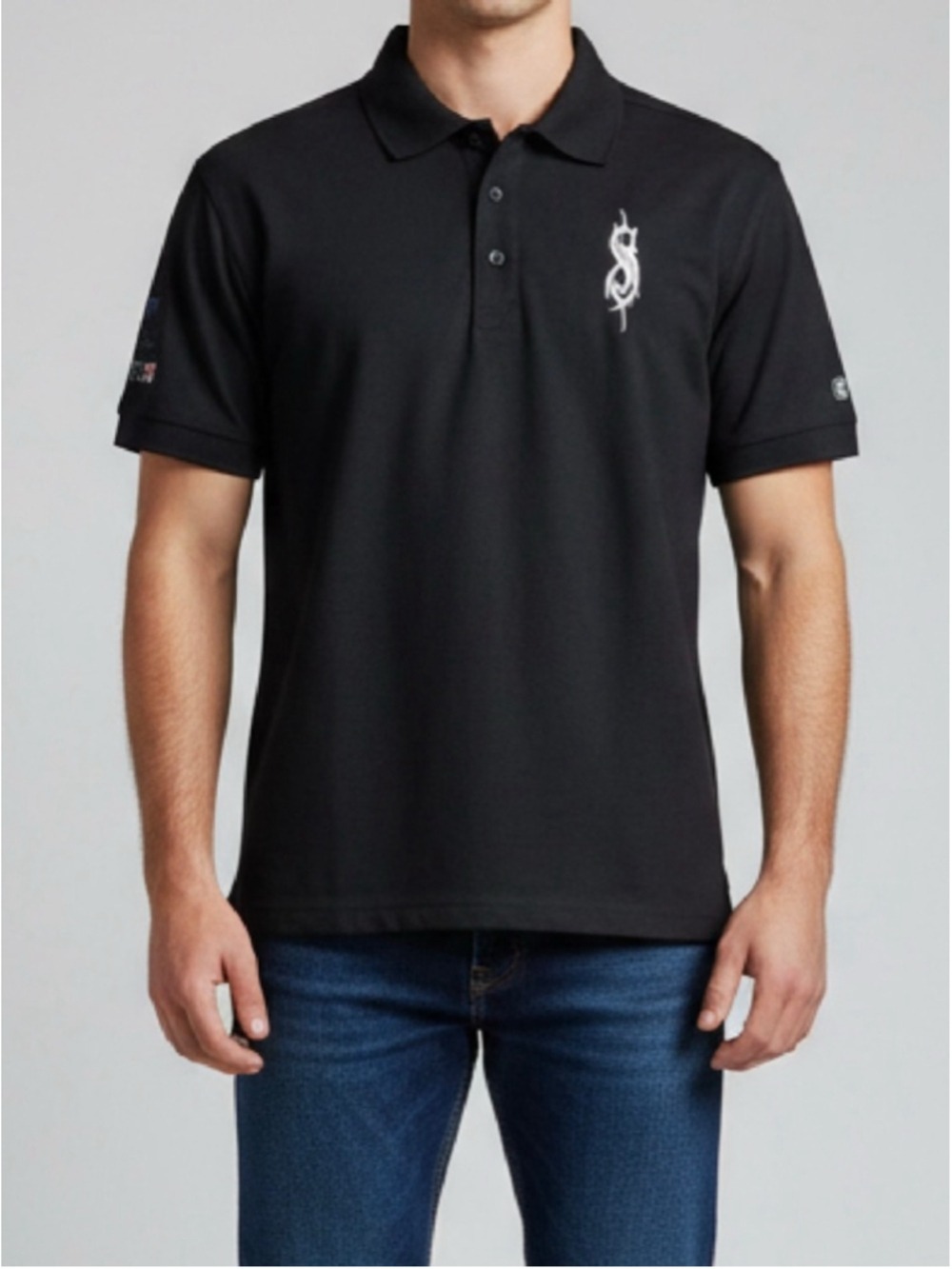 OGIO + Slipknot 25th Anniversary Tour Earth Day Sound Black Polo Shirt S NWT